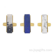 Productos joyería cubo de oro anillos de cobre para anillos de boda